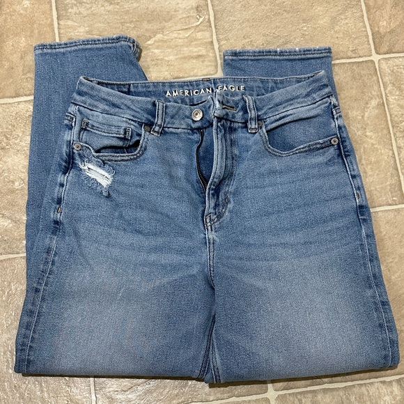 American Eagle Outfitters Denim - American Eagle Outfitters High Rise Distressed Denim Jeans